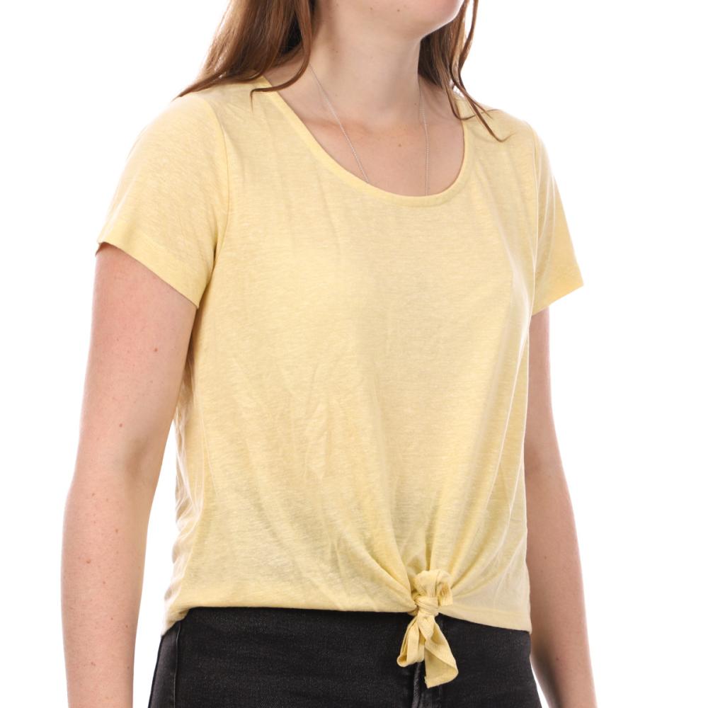 T-shirt Jaune Femme JDY Linette pas cher