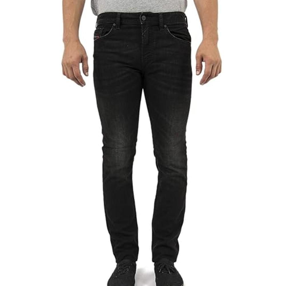 Jean Slim Noir Delave Homme Diesel Thommer