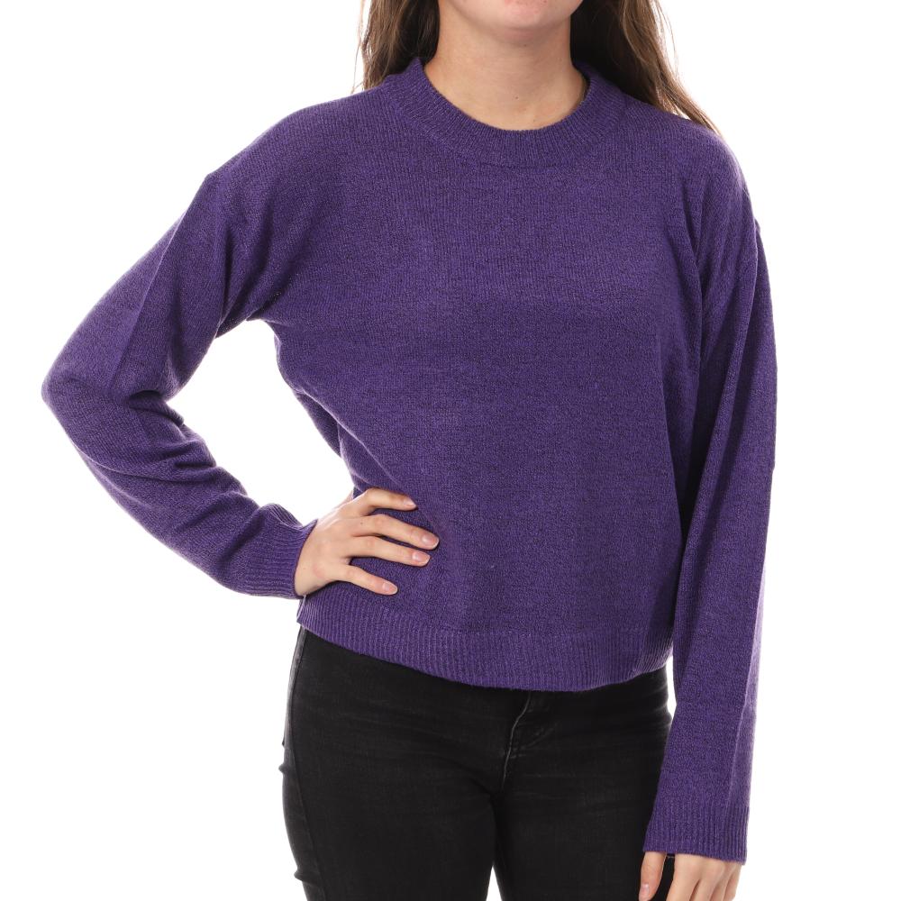 Pull Violet Femme Vero Moda Storm pas cher