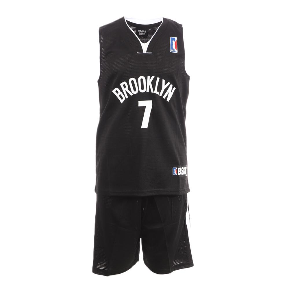 Brooklyn Ensemble de basket Noir Blanc Junior Sport Zone