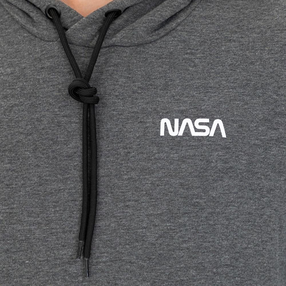 Sweat à capuche Gris Homme Nasa 42H vue 3