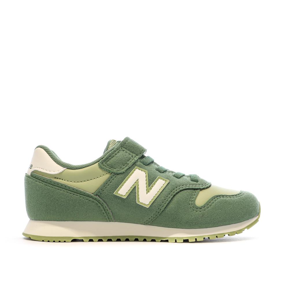 Baskets Vert Garçon New Balance YV373 vue 2