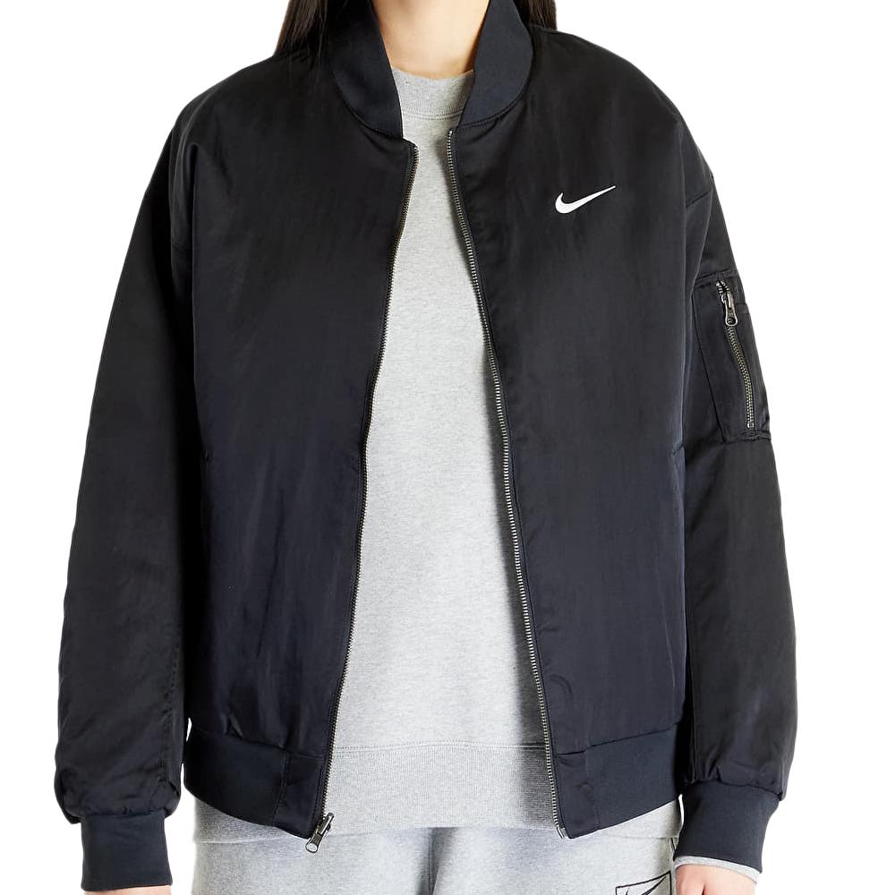 Bomber Noir Femme Nike Vrsty pas cher