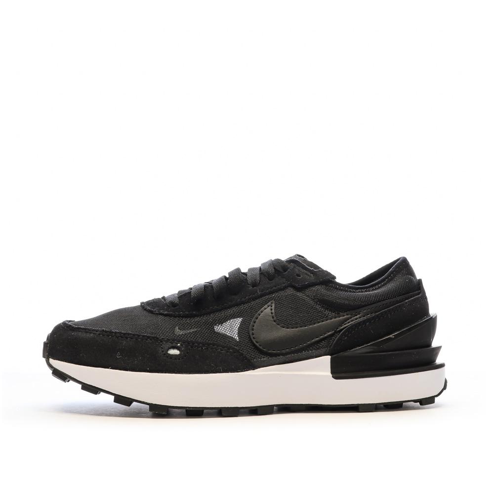 Baskets Noir Femme Nike Waffle One