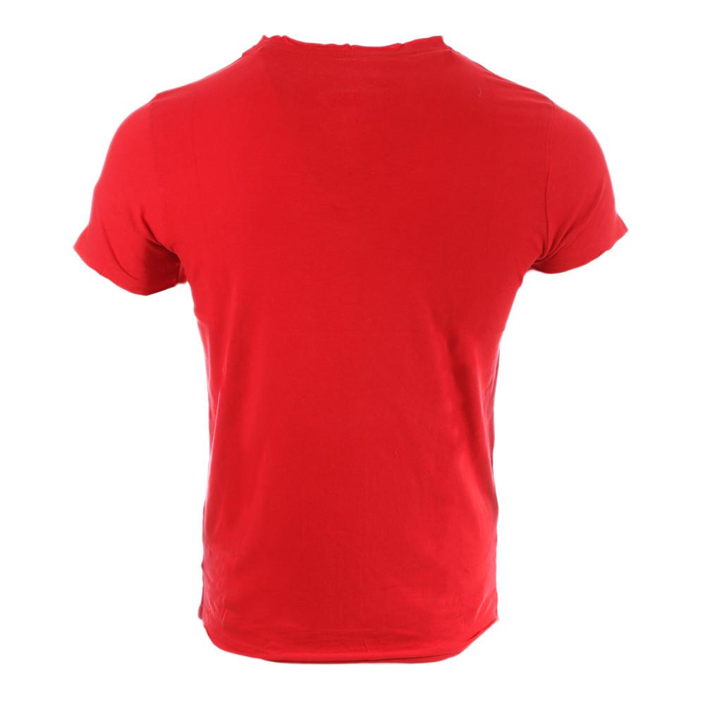 T-shirt Rouge Homme La Maison Blaggio Mattew vue 2