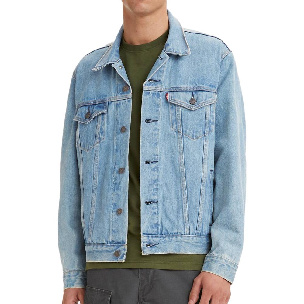 Veste en Jean Bleu Homme Levi's Trucker 1310 pas cher