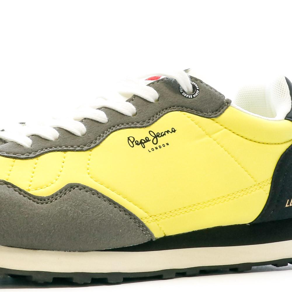 Baskets Jaunes/Kaki Homme Pepe jeans Natch Male vue 7