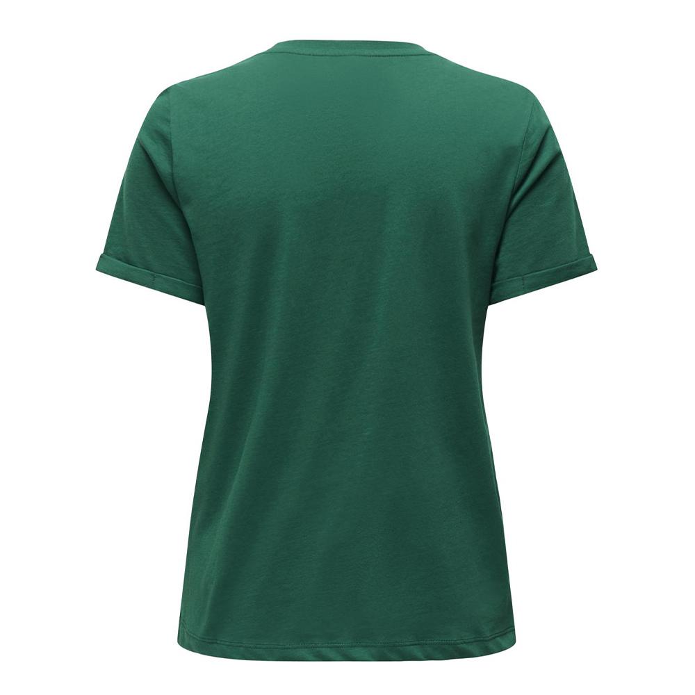 T-Shirt Vert Femme Only Kita vue 2