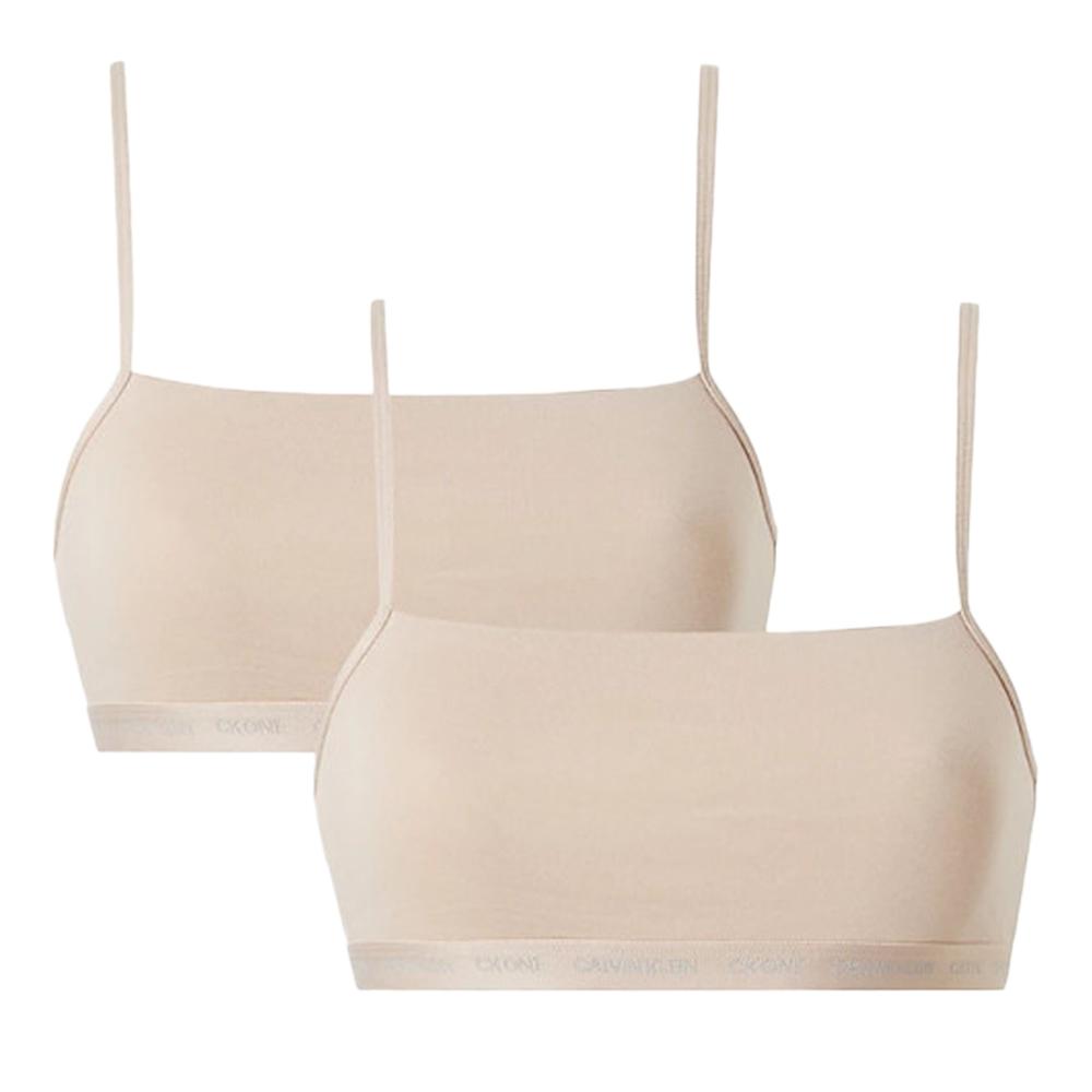 X2 Brassières Beige Femme Calvin Klein 000QF6040E pas cher