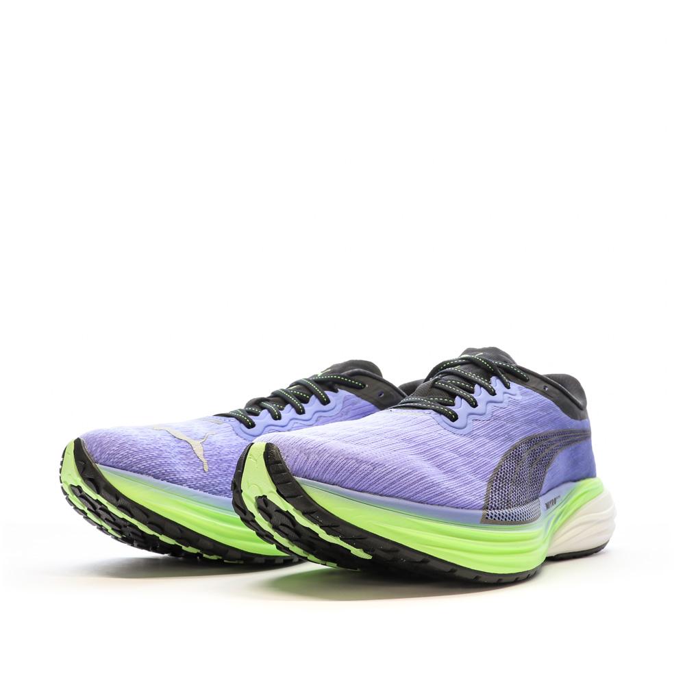 Chaussures de Running Violettes/Noires Homme Puma Deviate Nitro 2 vue 6