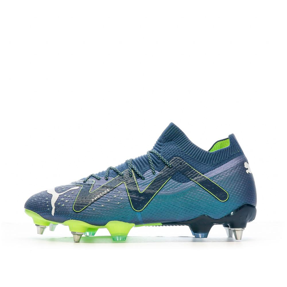 Chaussures de football Bleu Vert Homme Puma Future Ultimate Mxsg Espace des marques