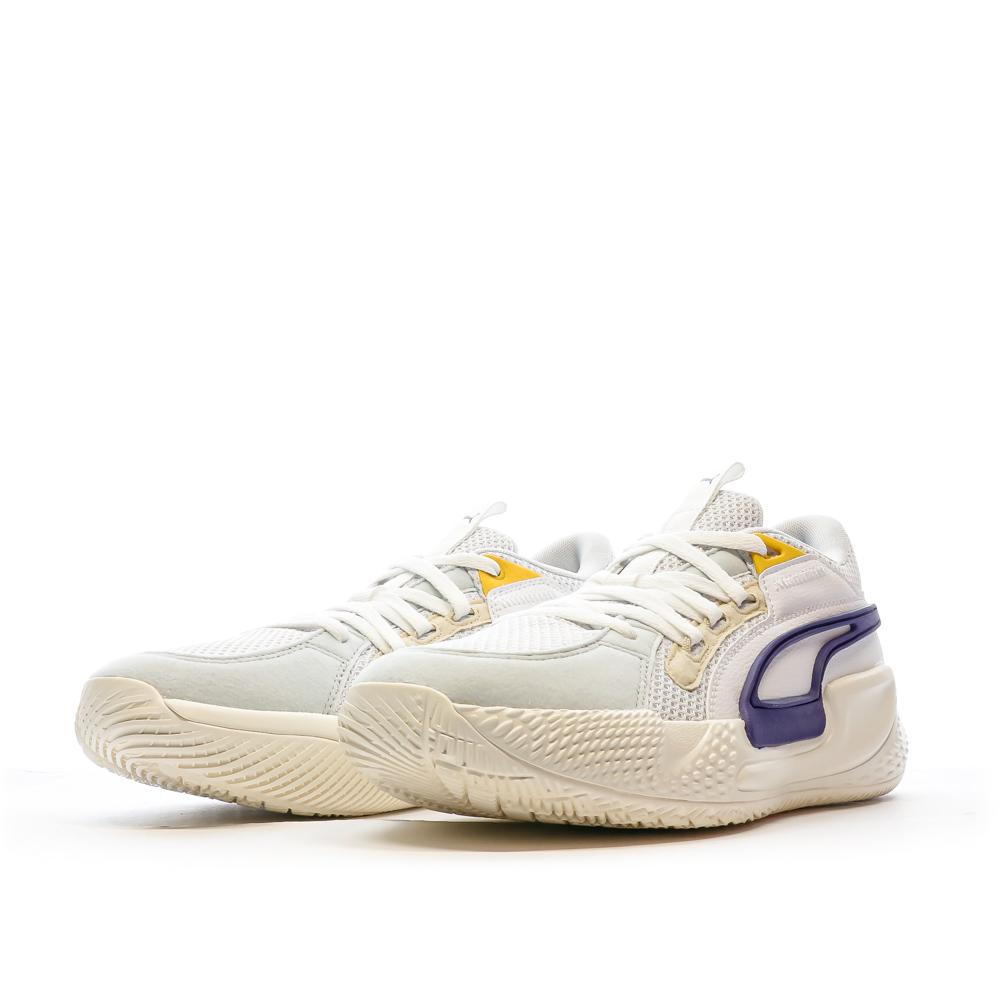 Chaussures de Basket Homme Blanc Puma Court Rider vue 6