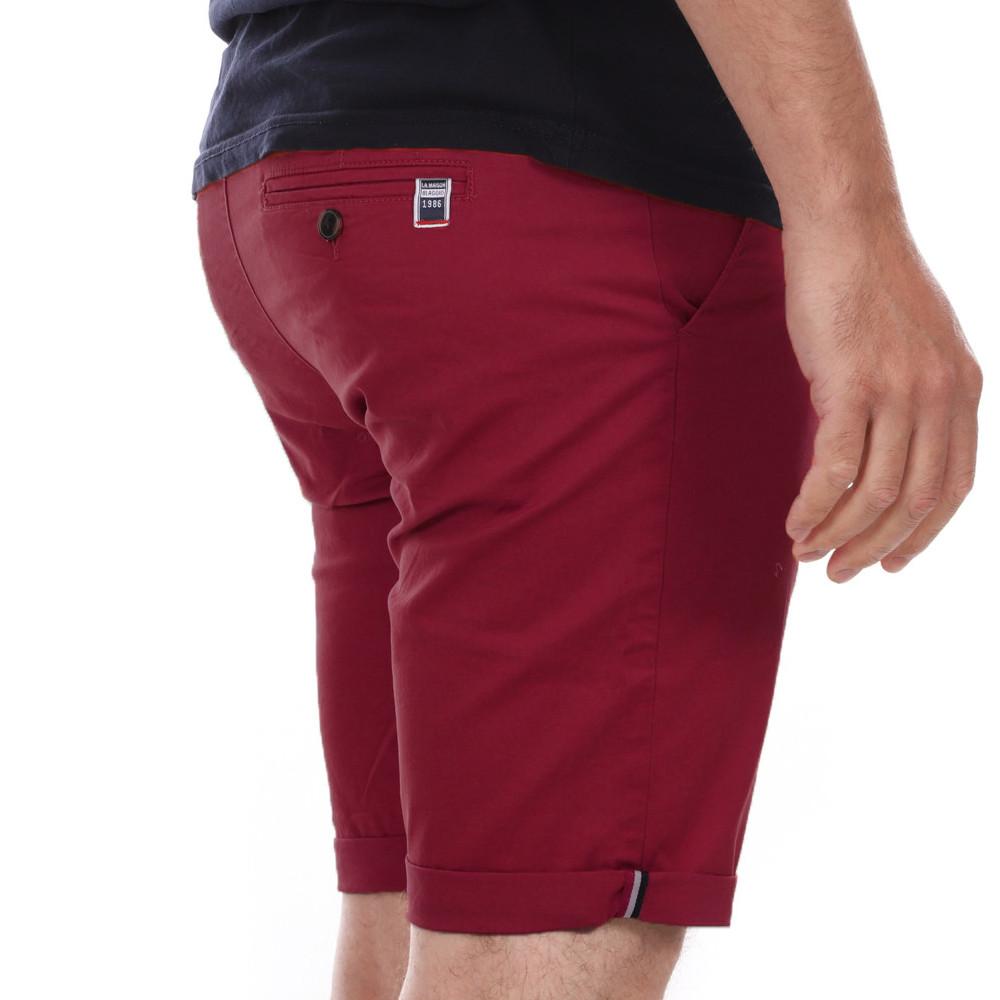 Short Chino Bordeaux Homme La Maison Blaggio Venili vue 2