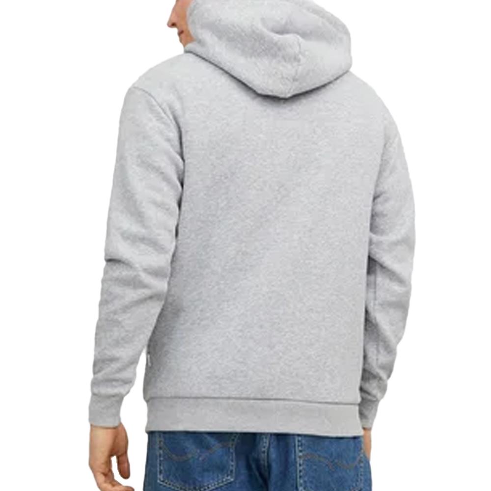 Sweat à Capuche Gris Homme Jack & Jones Bradley vue 2