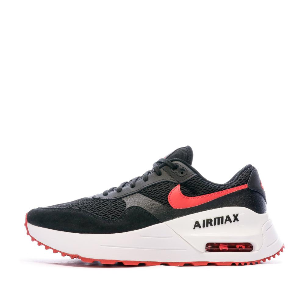 Baskets Noir Rouge Homme Nike Air Max Systm Espace des marques