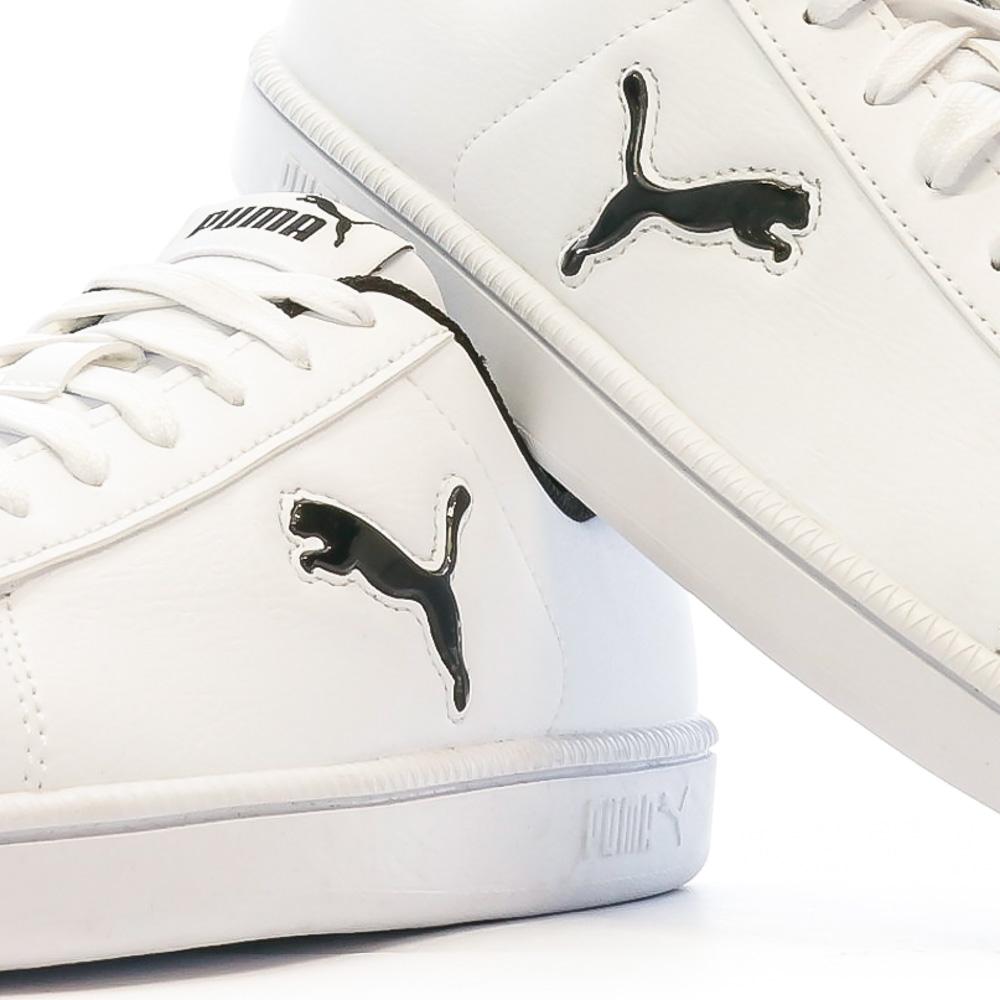 Baskets Blanches/Noires Garçon Puma Cat vue 7