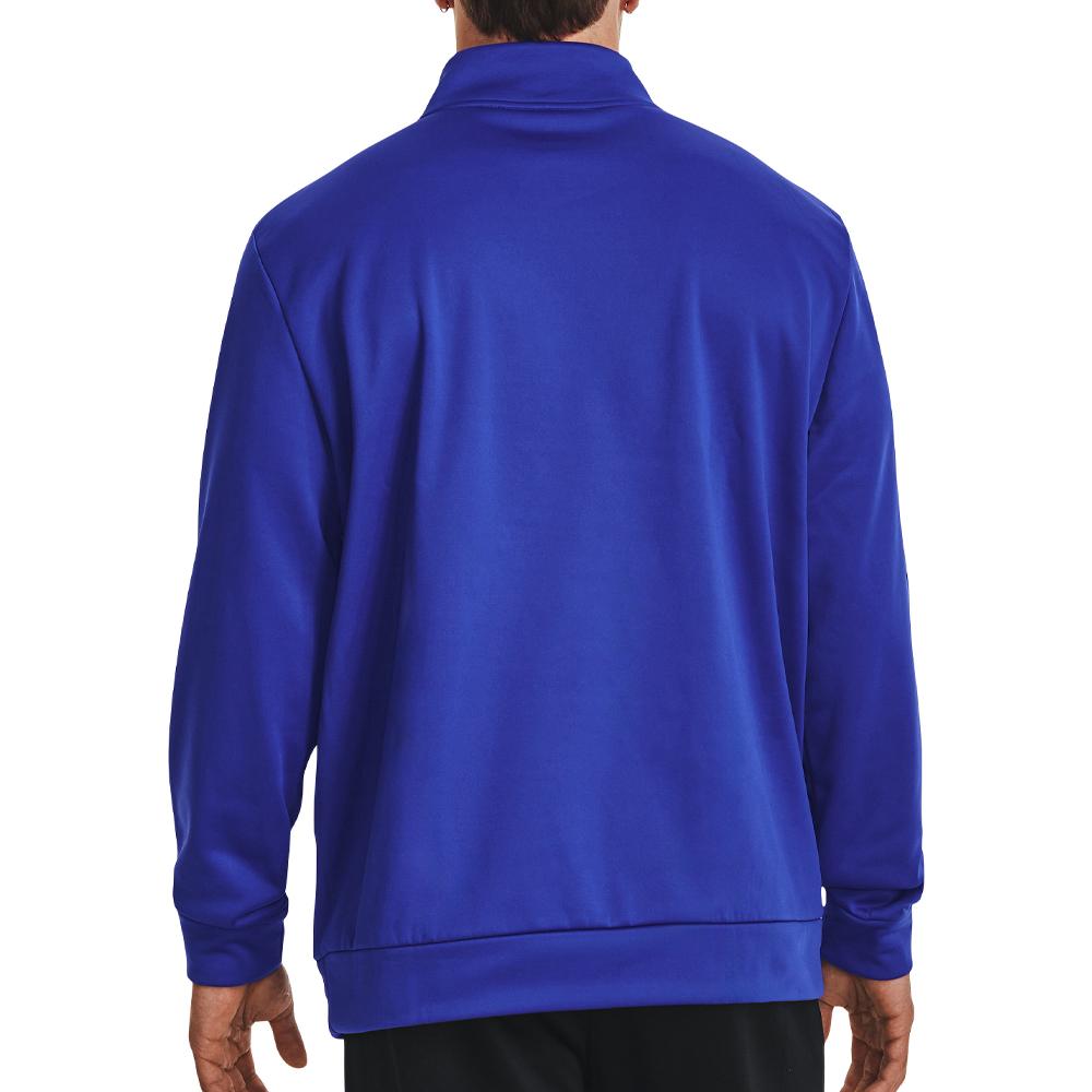 Sweat Bleu Homme Under Armour Armour Fleece 1/4 vue 2