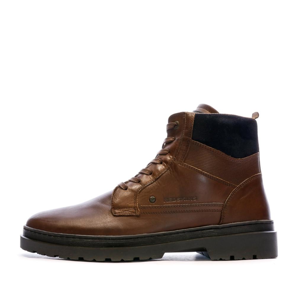 Boots Marrons Homme Redskins Satisfait pas cher