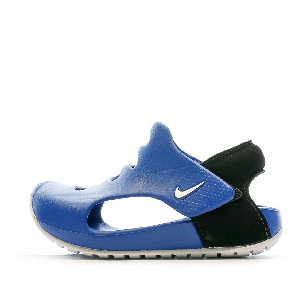 Sandales Bleu Noir Garcon Nike Sunray