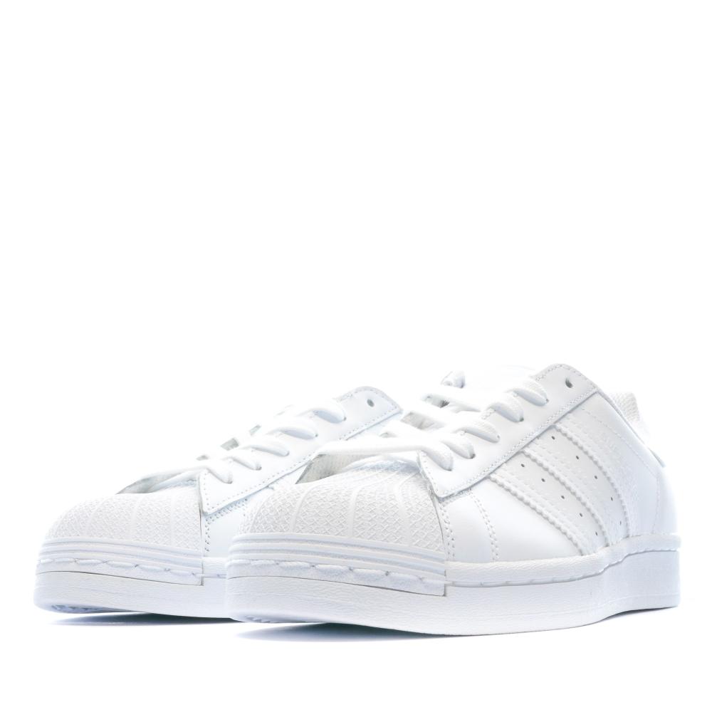 SUPERSTAR J Baskets Blanches Garçon/Fille Adidas vue 5