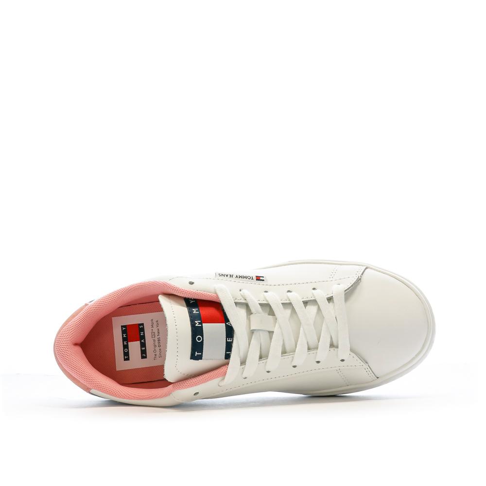 Baskets Blanches Femme Tommy Hilfiger Cupsole Sneaker vue 4