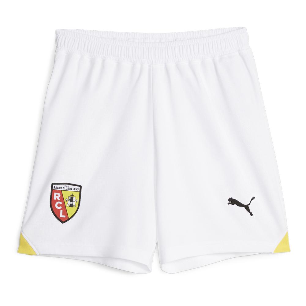 RC Lens Short de Foot Blanc Garçon Puma 2023/24 pas cher