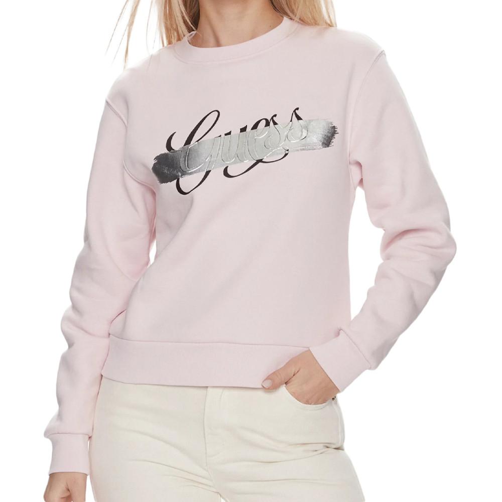 Sweat Rose Femme Guess W4RQ15K9Z21 pas cher