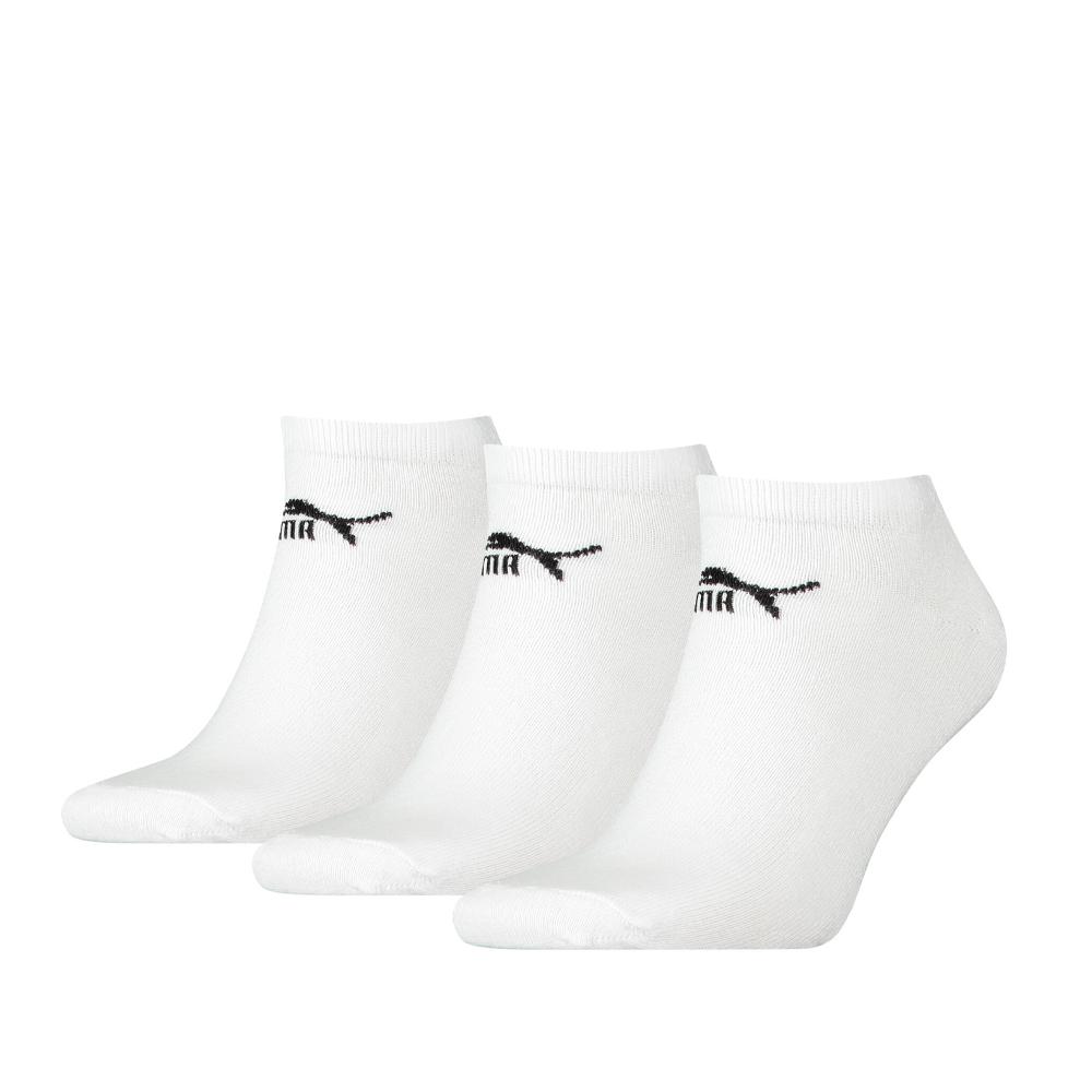 X3 Paires de Chaussettes Blanches Puma 201103001300 pas cher