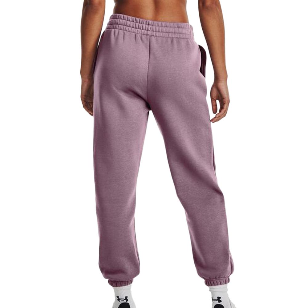 Jogging Mauve Femme Under Armour Essential Fleece vue 2