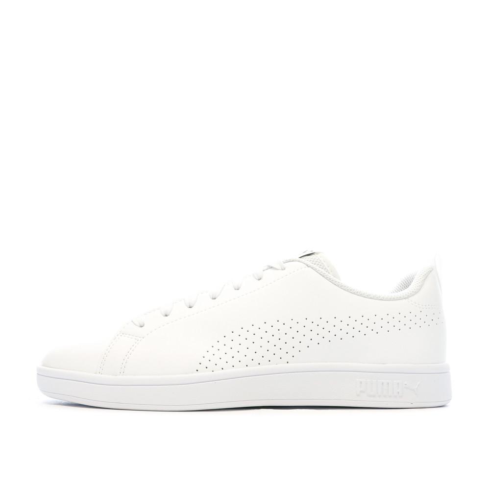 Baskets Blanches Homme Puma Smash Ace pas cher