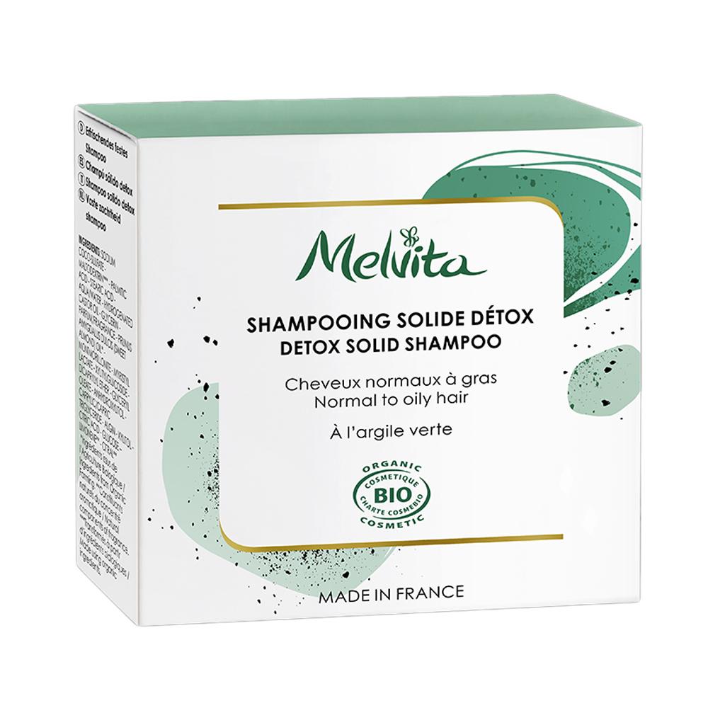 Shampoing Solide Detox Melvita 55G pas cher