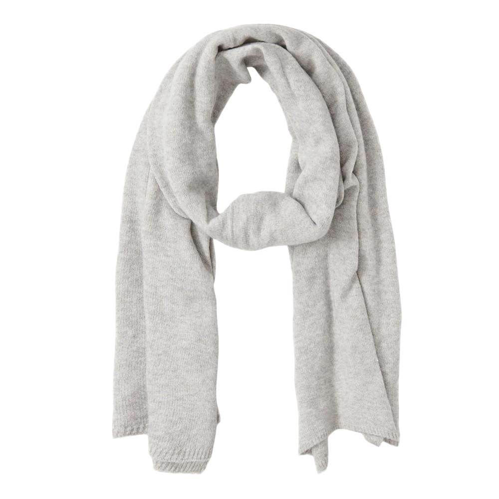 Echarpe Gris Femme Pieces Debbie pas cher