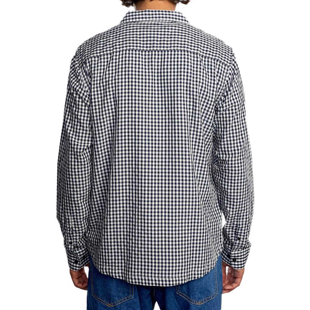 Chemise à Carreaux Marine/Blanc Homme RVCA Beat Check vue 2