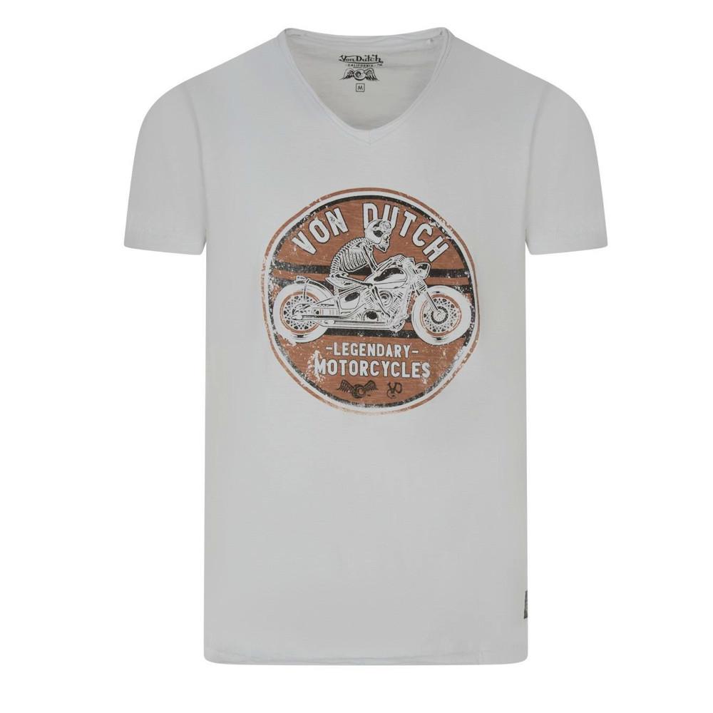 T-shirt Gris Homme Von Dutch DARY VD/TVC/DARY-GRI pas cher