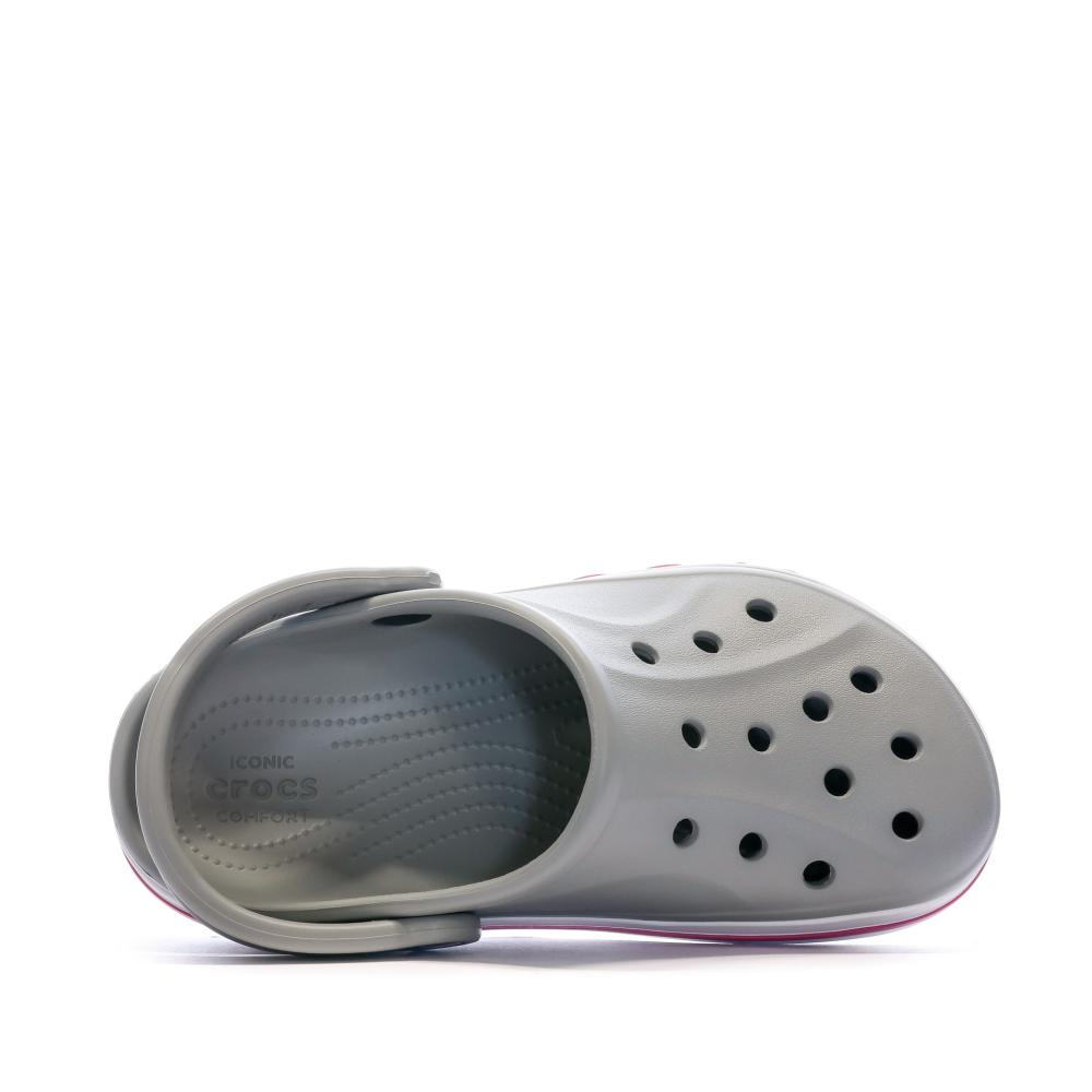 Sandales Crocs Grises Femme Bayaband Clog vue 4