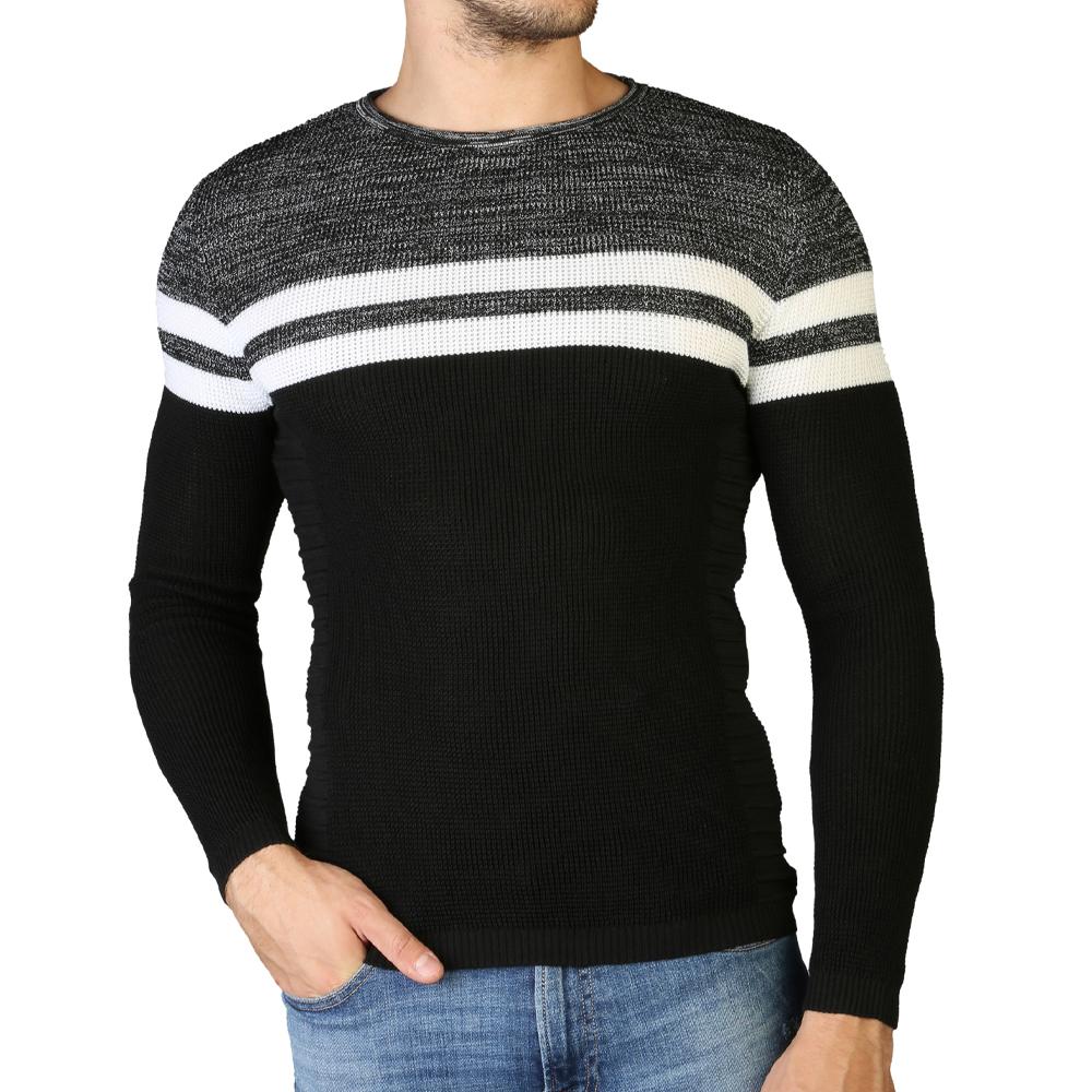 Pull Noir Homme Just Emporio 507 pas cher