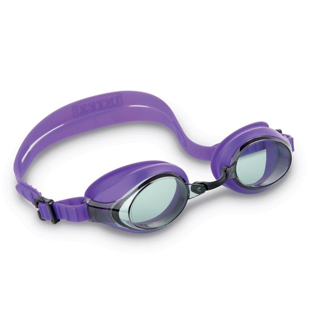 Lunettes de Piscine Violette Mixte Intex Natation Racing Pro pas cher