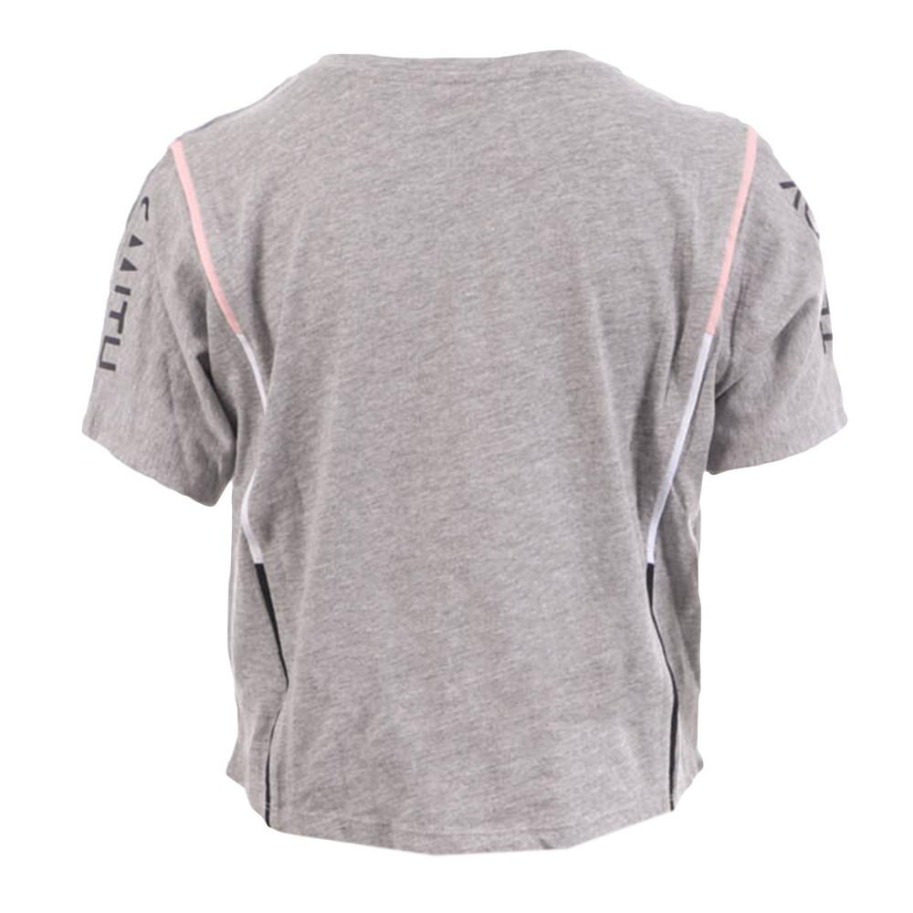 T-shirt Gris Fille Teddy Smith Tisa vue 2