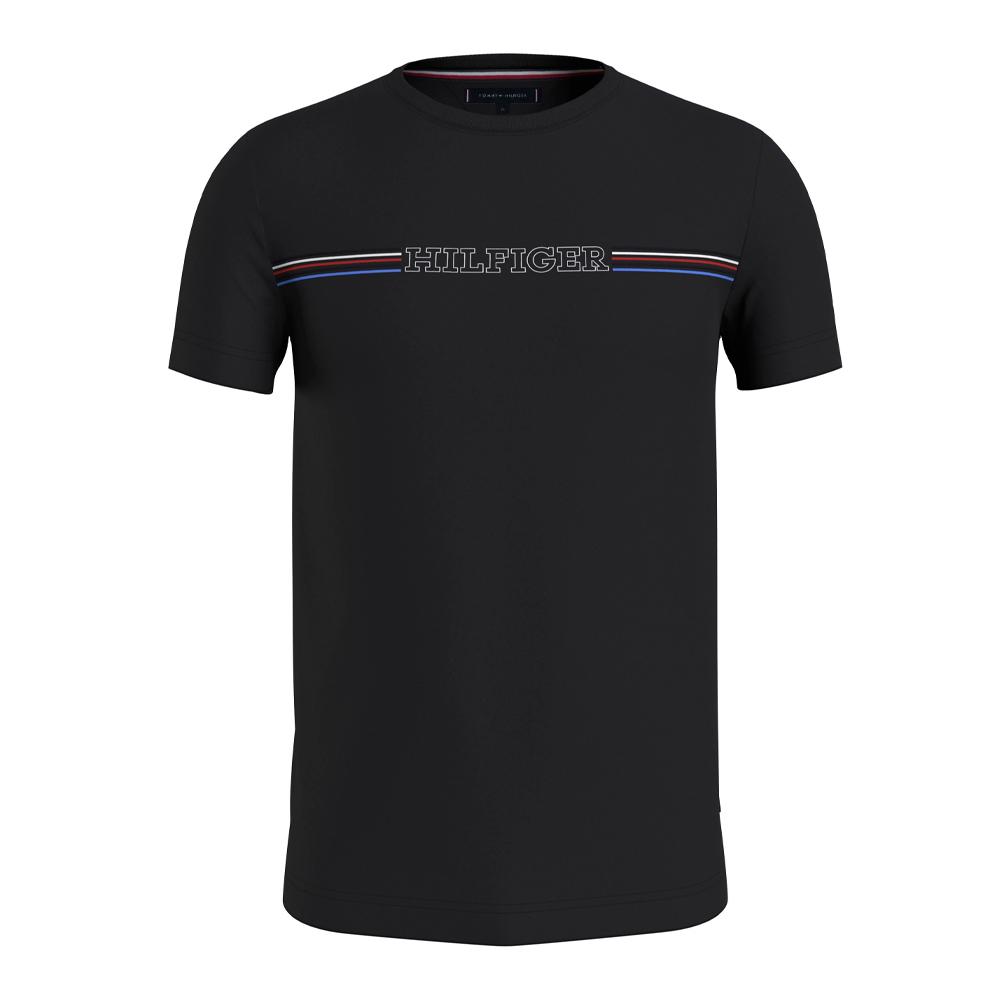 T-shirt Noir Homme Tommy Hilfiger MW0MW34428 pas cher