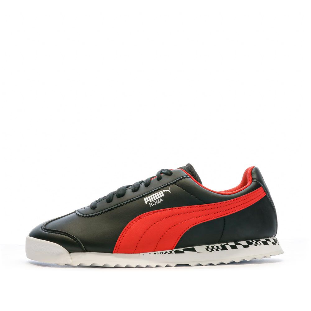 Baskets Noire/Rouge Homme Puma Ferrari Race Roma pas cher