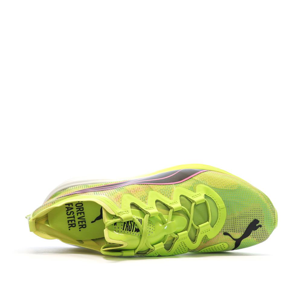 Chaussures de running Jaunes Femme Puma Fast Nitro vue 4