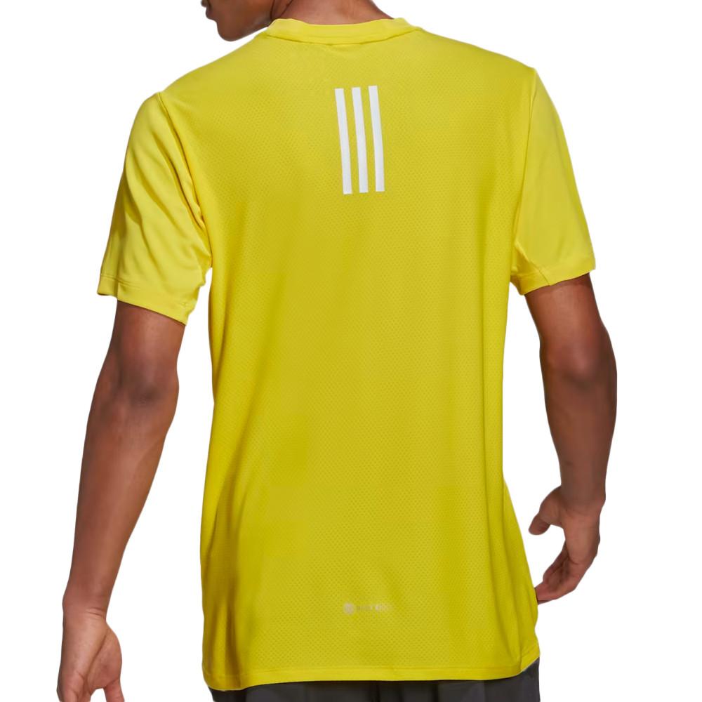 T shirt Jaune Homme Adidas HJ9773