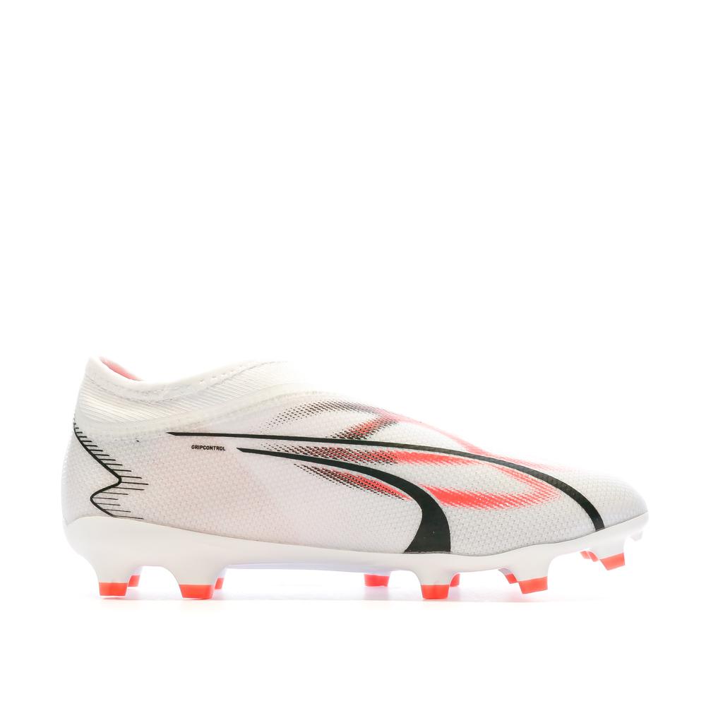 Chaussures de Football Blanc Garçon Puma Ultra Match vue 2