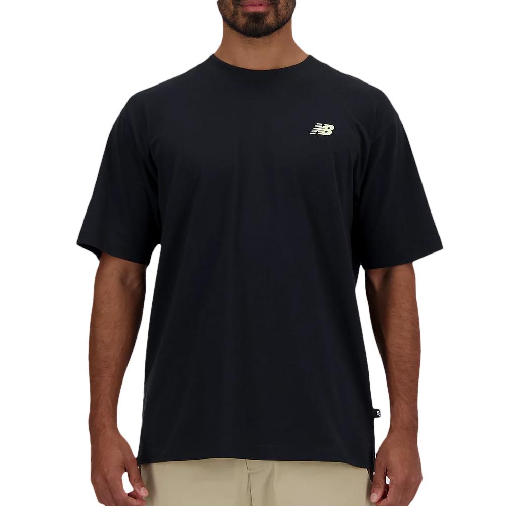 T-shirt Noir Homme New Balance MT41590 pas cher