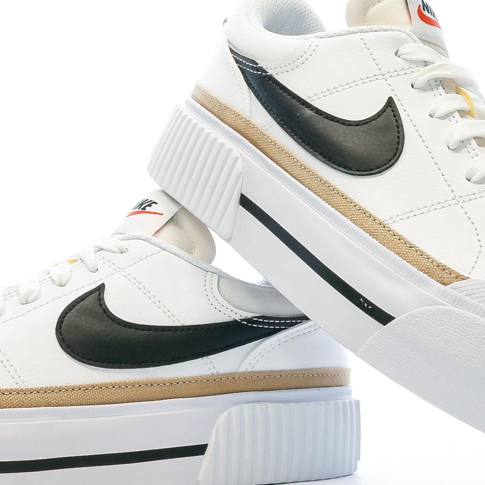 Baskets Blanches Femme Nike Court Legacy Lift vue 6