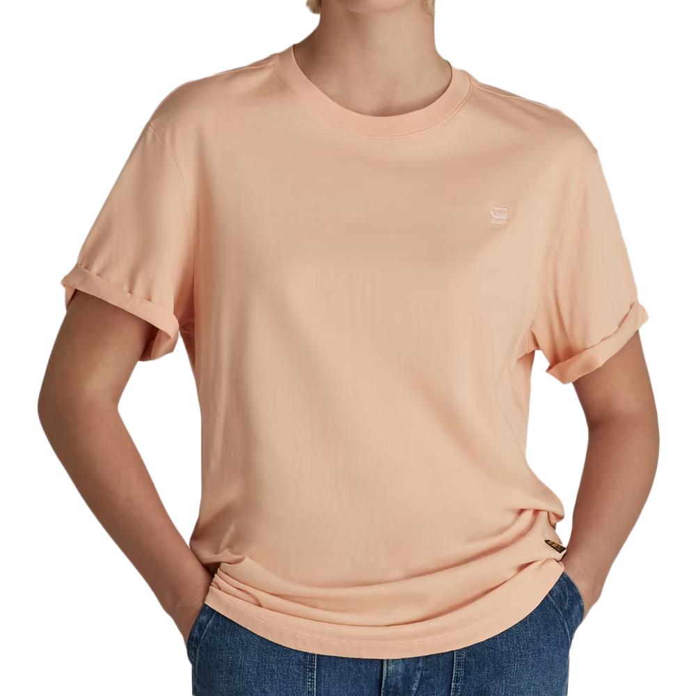 T-shirt Orange Femme G-Star Raw D16902 pas cher