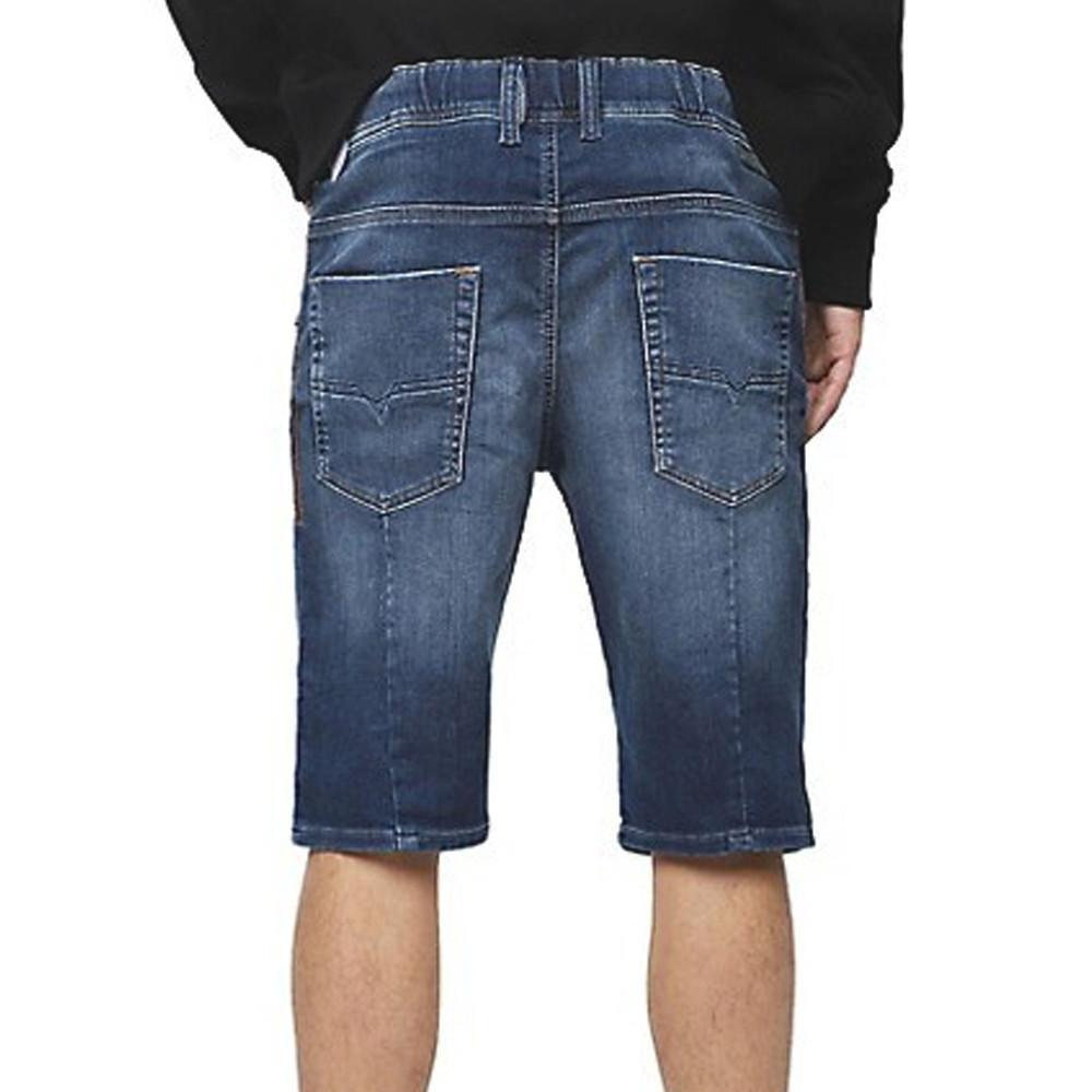 Short en jean Bleu Homme Diesel Calzoncini vue 2