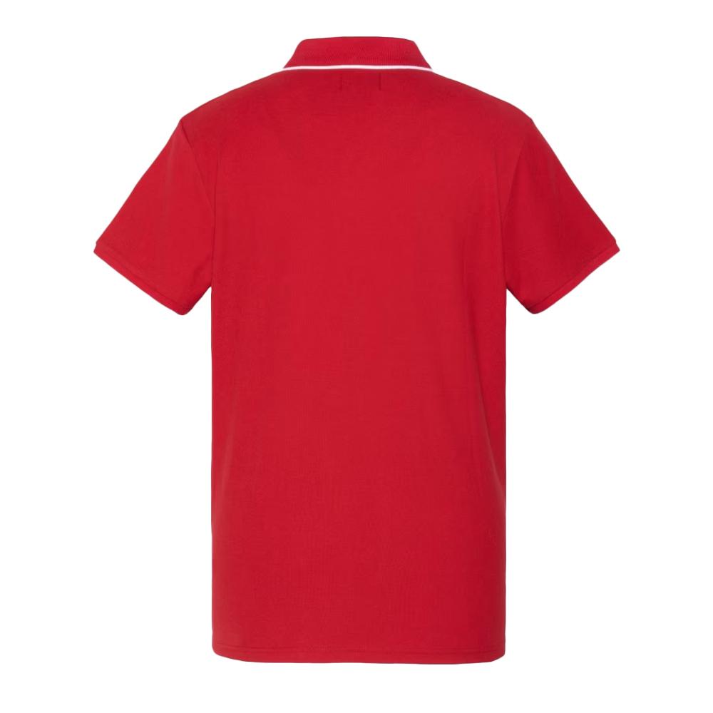 Polo Rouge Homme Schott Pique Paul vue 2