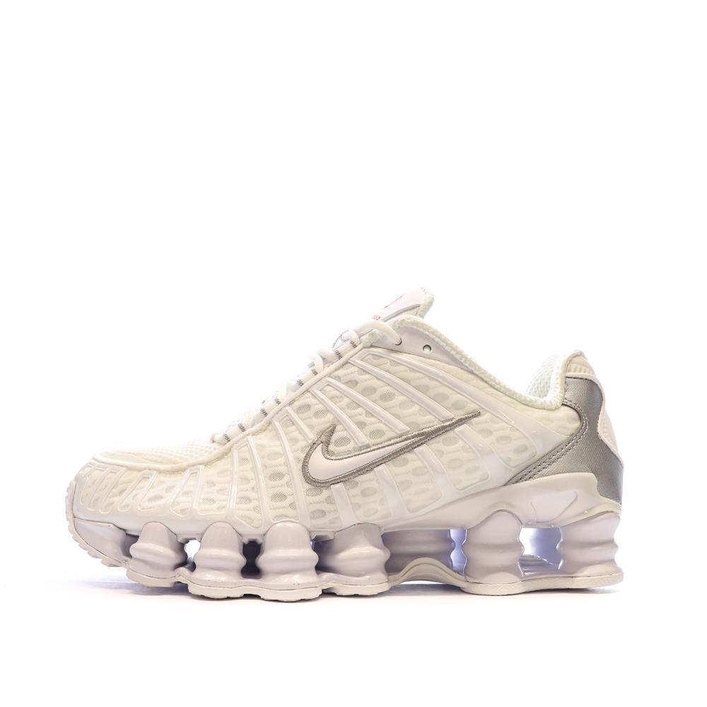 Baskets Blanches Femme Nike Shox