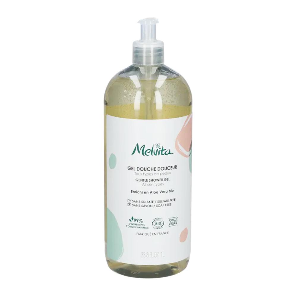 Gel Douche grand format Bio Melvita 1L pas cher